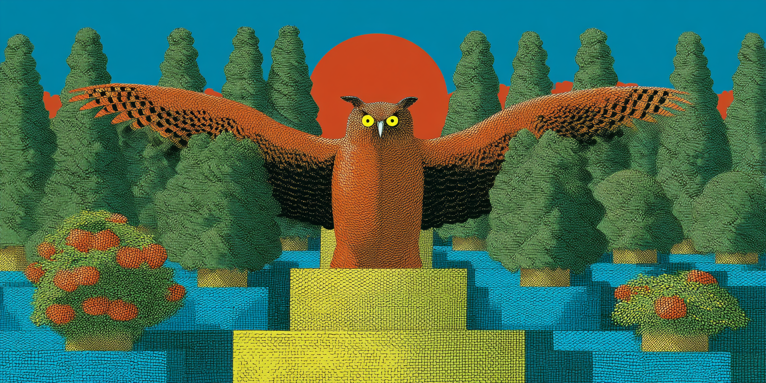 Owl Paper sequence 1, image 8