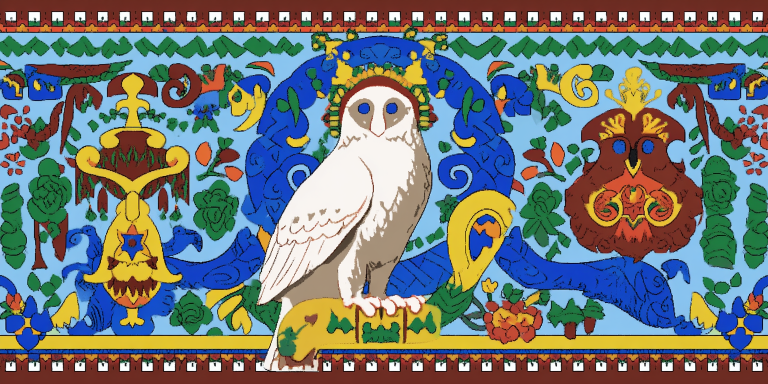 Owl Paper sequence 4, image 30
